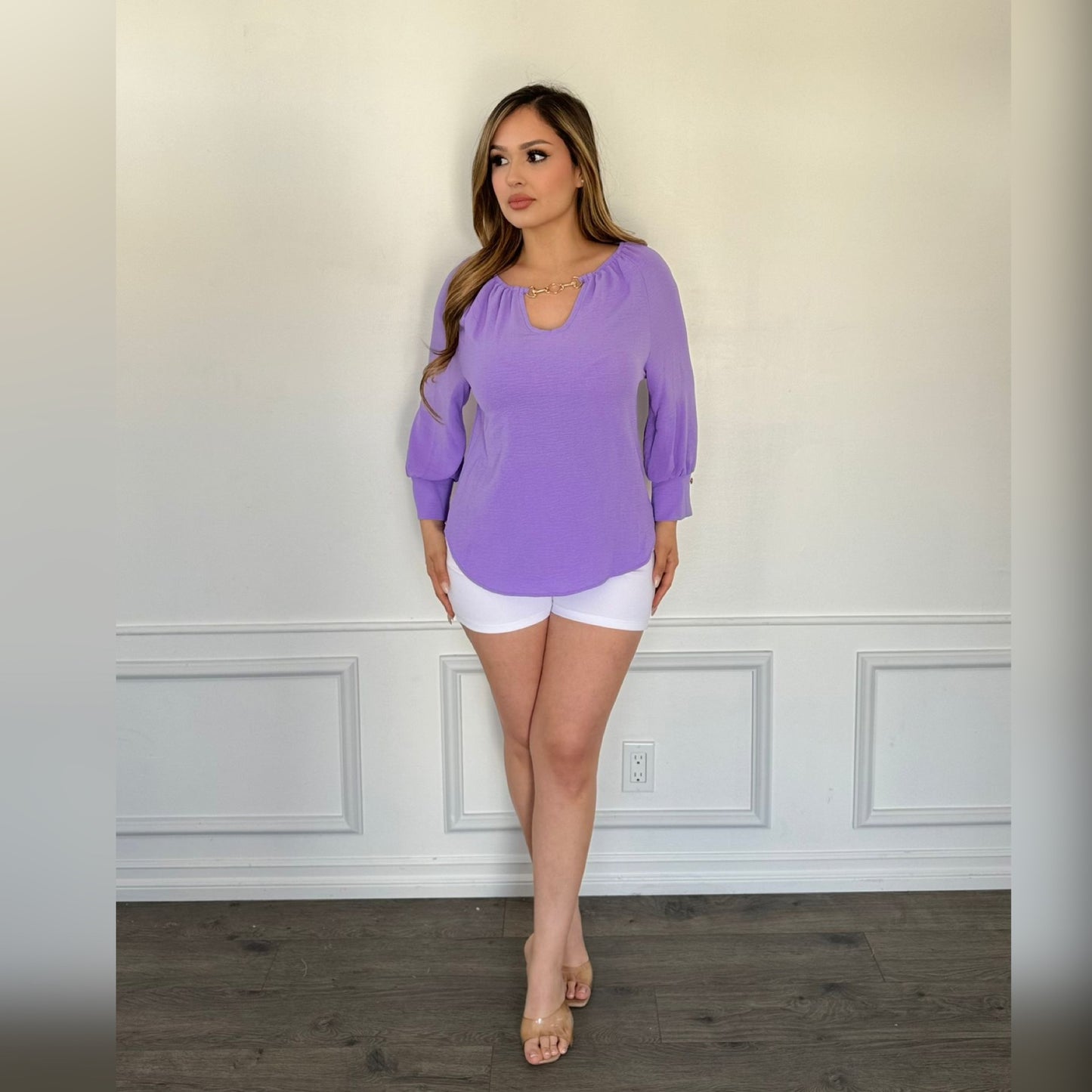 Juliana Blouse (Lavender)