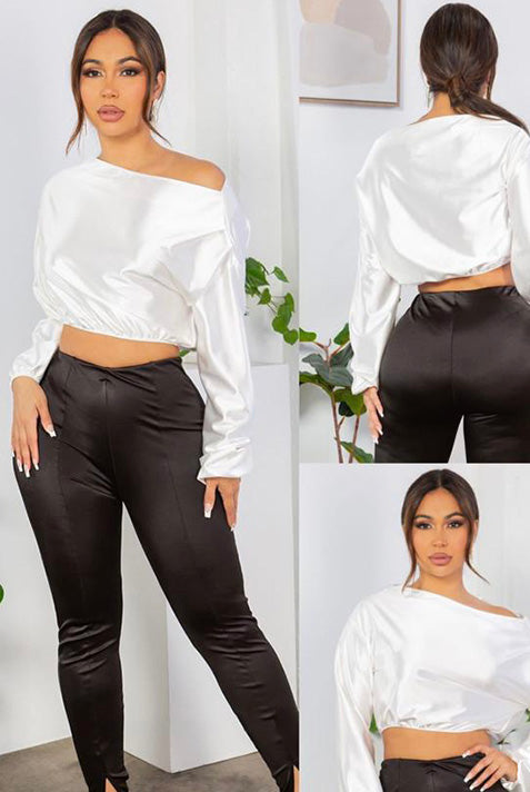 Elsa Crop Top Blouse