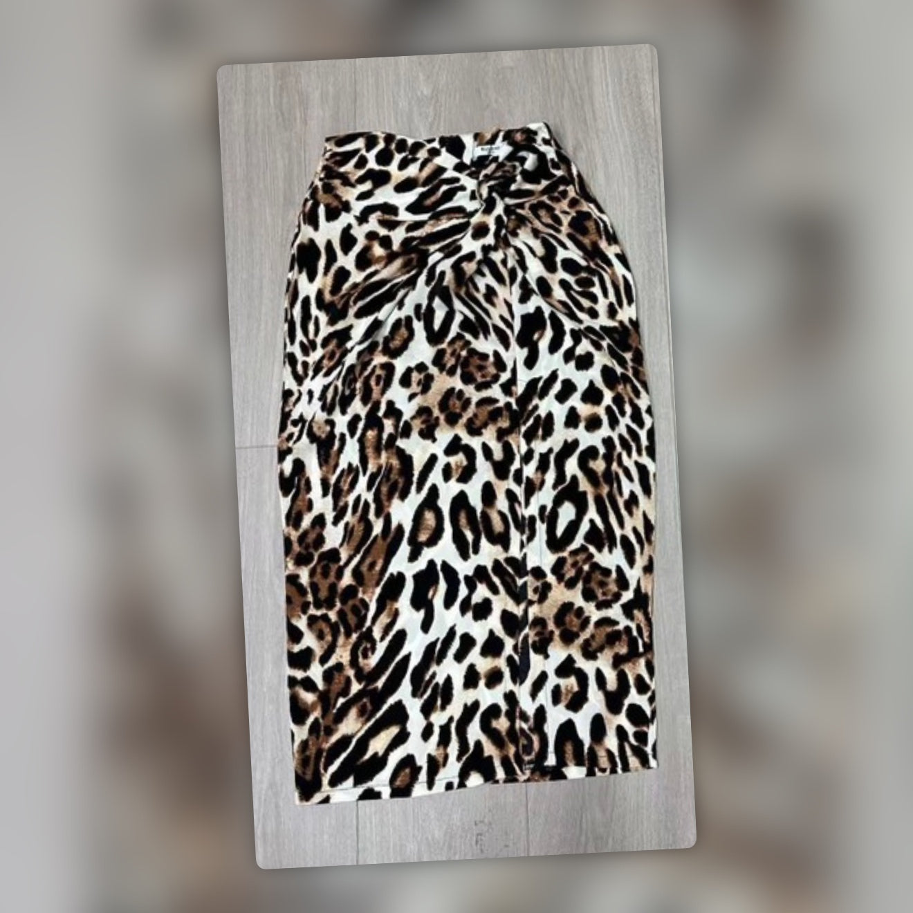 Animal Print Skirt